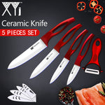 Ceramic Knife Cooking Set 3" 4" 5" 6" inch + Peeler Beauty Blade Paring Fruit Vege Chef Knife Kitchen Tools
