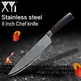 Single Kitchen Knife 7Cr17 Stainless Steel Chef's Knife Fruit Meat Vegetable