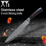Single Kitchen Knife 7Cr17 Stainless Steel Chef's Knife Fruit Meat Vegetable