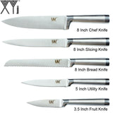 Cooking Kitchen  Knives Set Chef Knife Seamless Welding Stainless Steel Knives Set Kitchen Tool Accessories Meat Cutter