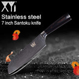 Hot Damascus Pattern Stainless Steel Kitchen Cooking Knife